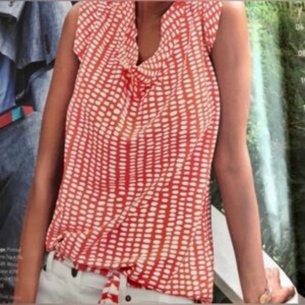 Cabi madeline ruffle blouse size M